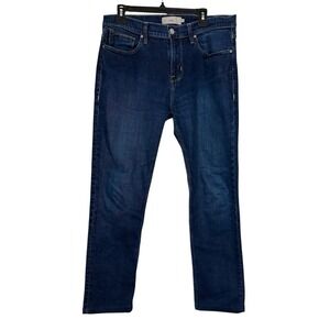 Hudson‎ Men's Denim Blue Jeans Size 34 Straight Dark Wash 29" Inseam